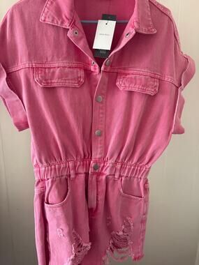 Idem Ditto  Red Romper Size Small NWT